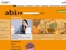 Tablet Screenshot of abi-magazin.de